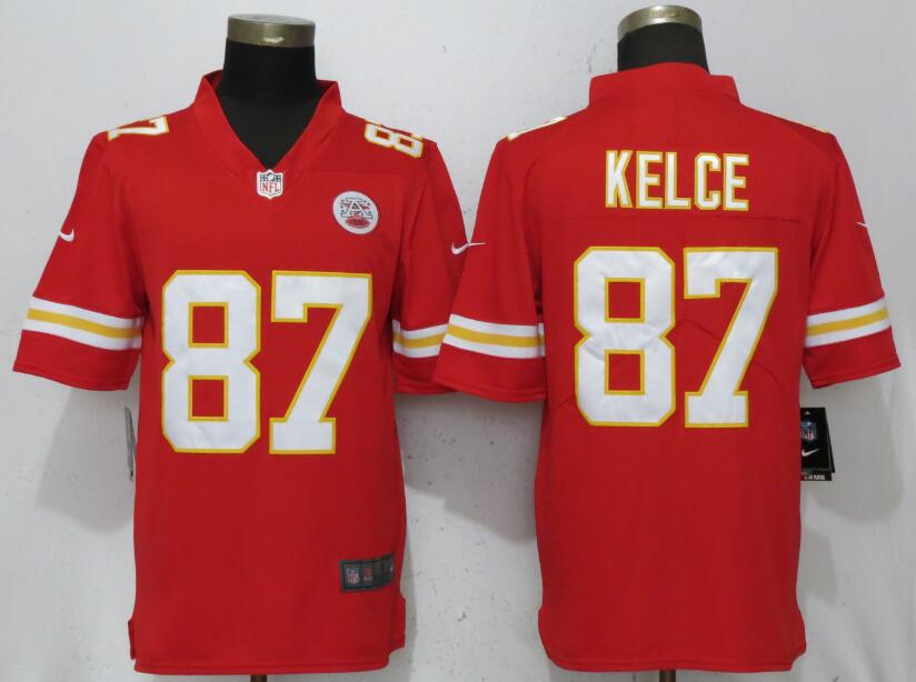 2018 Men New Nike Kansas City Chiefs #87 Kelce Red Vapor Untouchable Limited Player->montreal canadiens->NHL Jersey